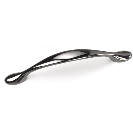 LAUREY 96mm Delano Small Spoonfoot Pull, Black Nickel 25212